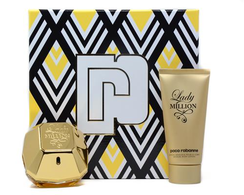 Paco Rabanne Lady Million Eau de Parfum Spray 50 ml BL 75 ml im Set