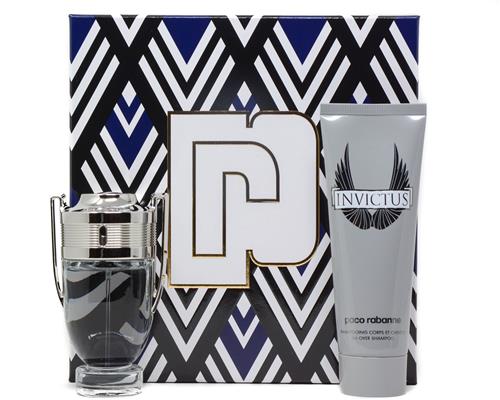 Paco Rabanne Invictus Eau de Toilette 50 ml Duschgel 100 ml im Set