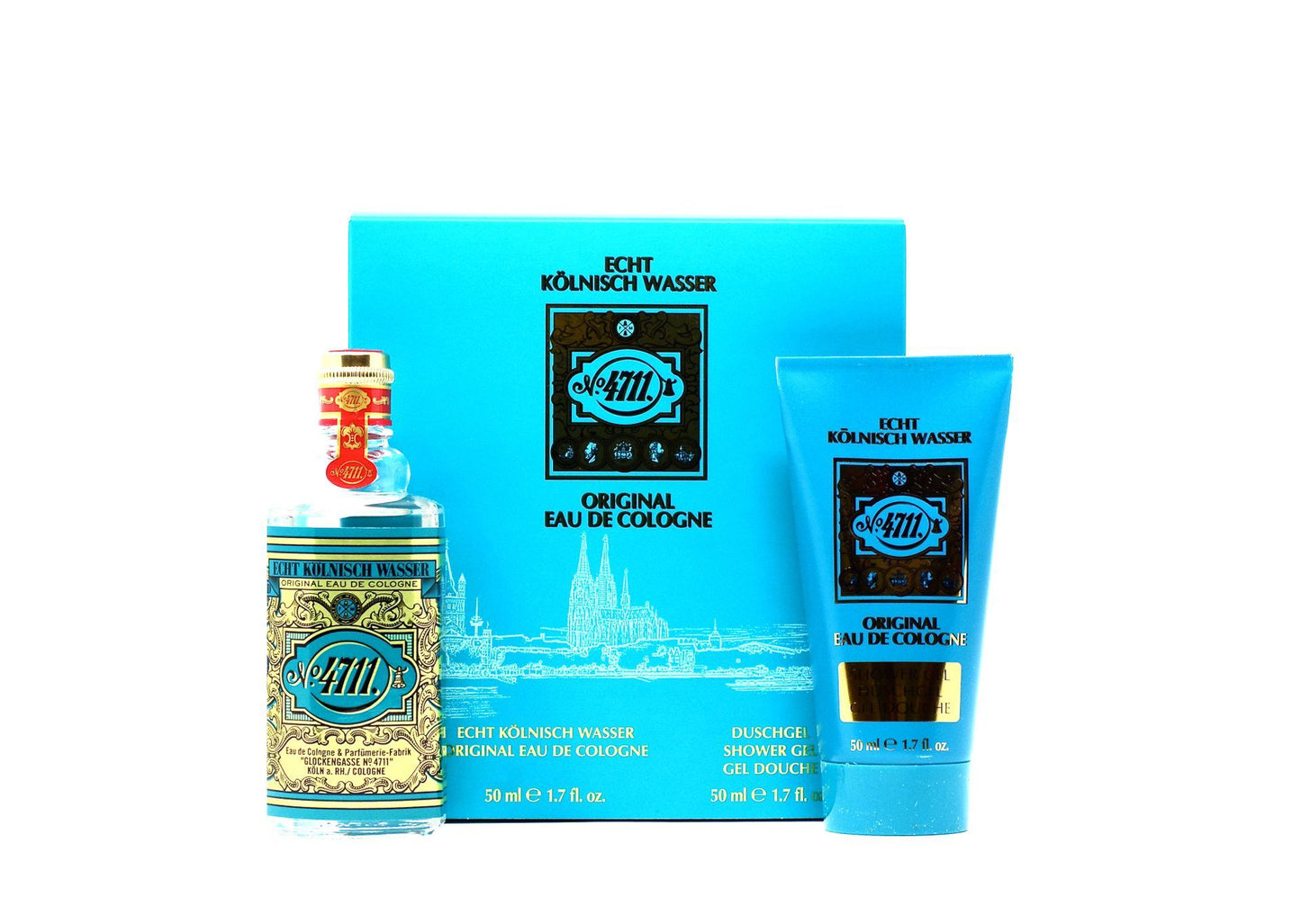 4711 Echt Kölnisch Wasser Eau de Cologne 50 ml Duschgel 50 ml Set
