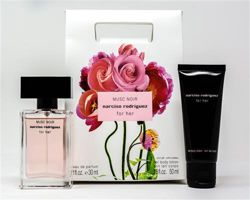 Narciso Rodriguez Musc Noir for Her Eau de Parfum Spray 30 ml Set