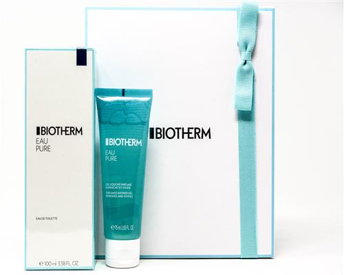 BIOTHERM Eau Pure Eau de Toilette Spray 100 ml Duschgel 75 ml  Set