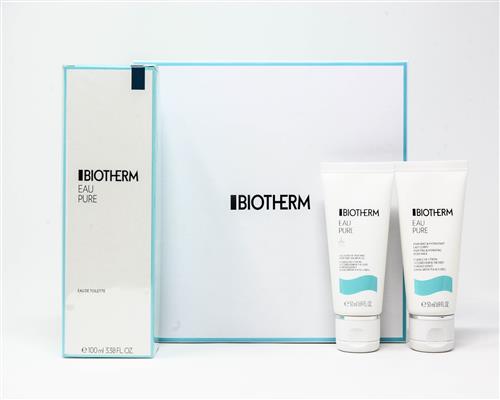 BIOTHERM Eau Pure Eau de Toilette Spray 100 ml DG 50 ml BL 50 ml im Set