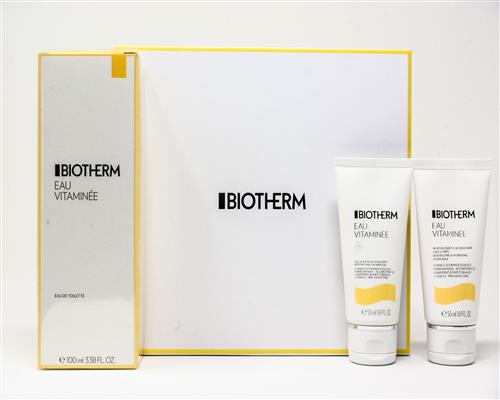 BIOTHERM Eau Vitaminée Eau de Toilette Spray 100 ml DG 50 ml BL 50 ml im Set