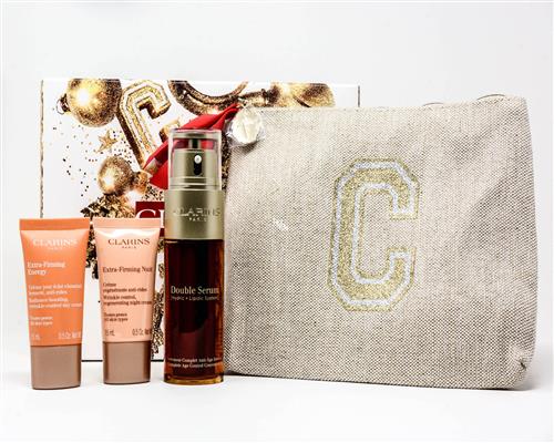 Clarins Double Serum und Extra-Firming Collection 50 ml Pflegeset