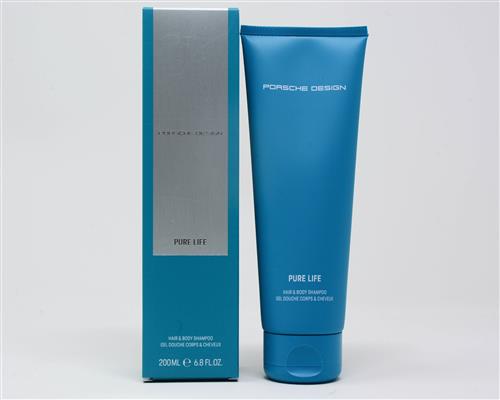 Porsche Design Pure Life Hair and Body Shampoo 200 ml
