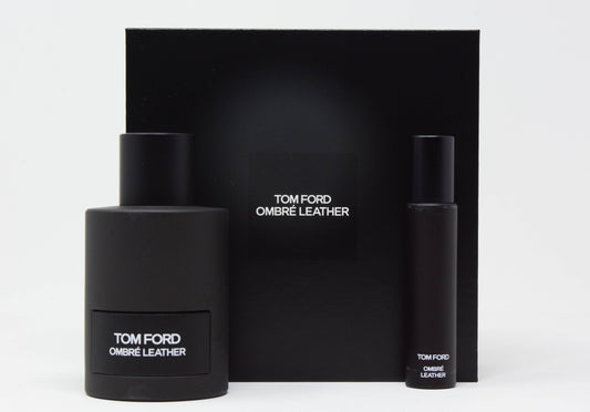 Tom Ford Ombre Leather EdP 100 ml Spray + Travel Spray 10 ml im Set