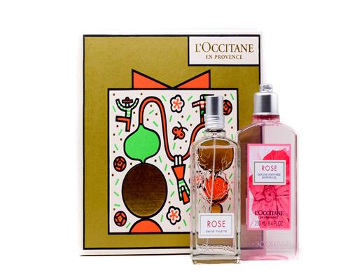 L`Occitane Eau de Toilette Rose 75 ml Geschenkset