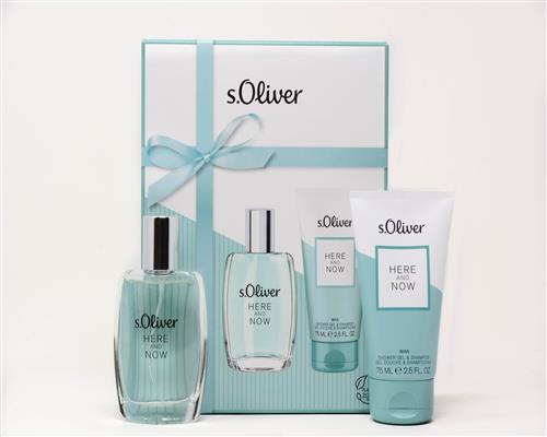 S.Oliver Here and Now for Men EdT 30 ml Duschgel 75 ml Set