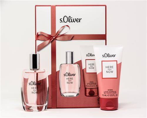 S.Oliver Here and Now for Woman EdT 30 ml Duschgel 75 ml Set